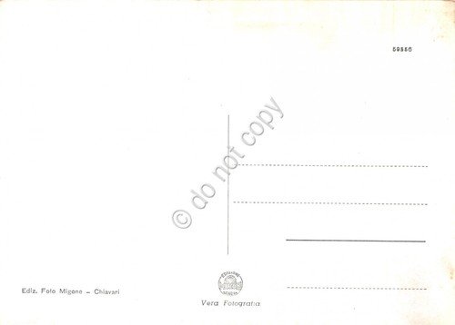 Cartolina Chiavari Palazzo delle Poste danneggiata in alto | Immagine Gallery 2