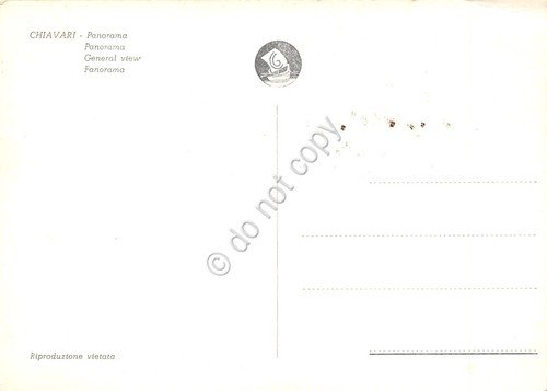 Cartolina Chiavari panorama anni '50