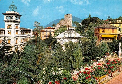 Cartolina Chiavari Panorama parziale Castello 1972 (Genova) | Immagine principale