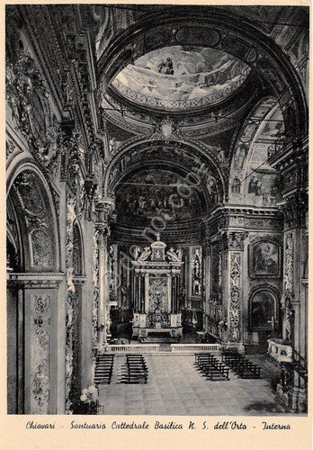 Cartolina Chiavari Santuario Cattedrale Basilica N.S. dell'Orto Interno (Genova) | Immagine principale