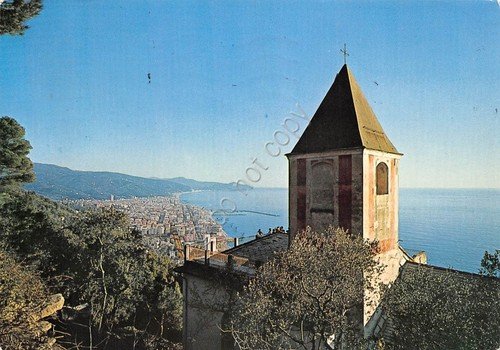 Cartolina Chiavari Santuario N.S. delle Grazie 1979 (Genova)