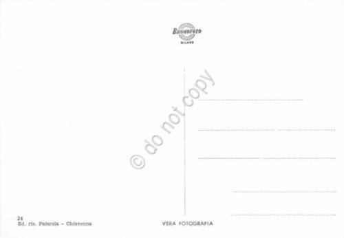 Cartolina Chiavenna antico castello (Cuneo)