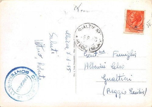 Cartolina Chiesa panorama in alto Primolo 1955 | Immagine Gallery 2