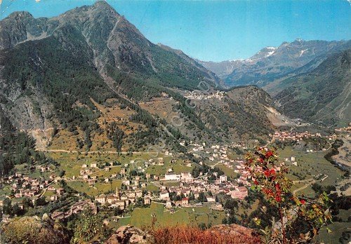 Cartolina Chiesa Valmalenco panorama 1972 (Sondrio) | Immagine principale