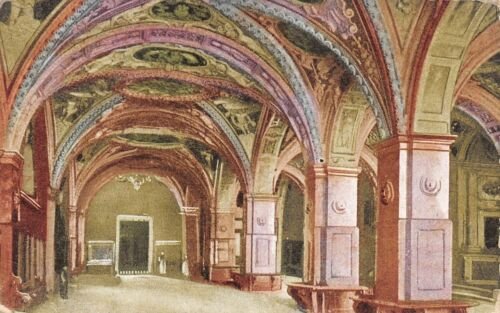 Cartolina Chieti Cripta di San Giustino Illustrata