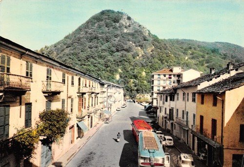 Cartolina Chiusa Pesio Via Roma bus auto 1974 | Immagine principale