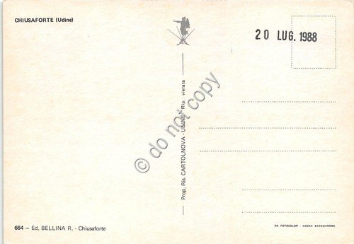 Cartolina Chiusaforte panorama | Immagine Gallery 2