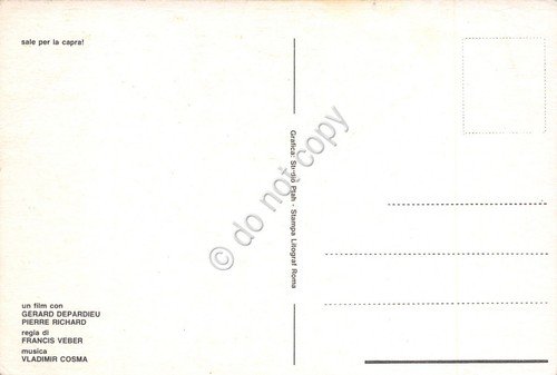Cartolina cinema La Capra Depardieu Richard | Immagine Gallery 2