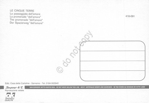 Cartolina Cinque Terre Passeggiata dell'amore animata | Immagine Gallery 2