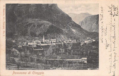 Cartolina Cireggio panorama 1903 | Immagine principale