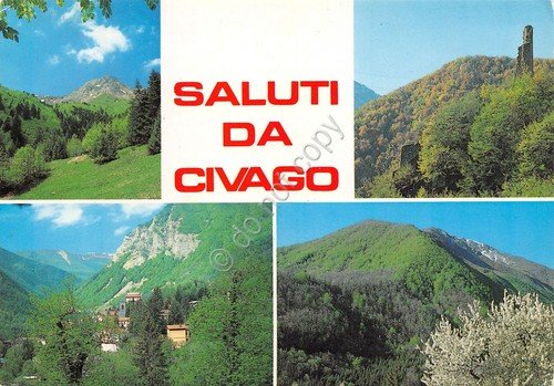 Cartolina Civago vedute 1992 (Reggio Emilia) | Immagine principale