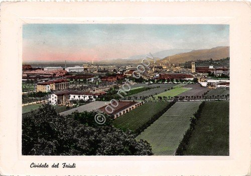 Cartolina Cividale del Friuli Panorama 1952 | Immagine principale