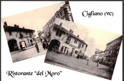 Cartolina Civigliano Ristorante del Moro 2 vedute | Immagine principale