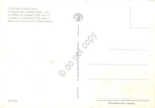 Cartolina Civitacastellana Il Duomo dei Cosmati | Immagine Gallery 2