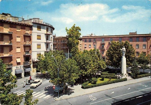 Cartolina Civitavecchia Largo Monsignor d'Ardia (Roma)