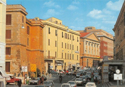 Cartolina Civitavecchia Largo Plebiscito