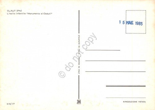 Cartolina Claut Asilo infantile | Immagine Gallery 2
