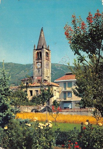 Cartolina Coazze Campanile storico 1959 (Torino) | Immagine principale