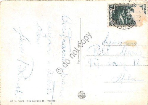 Cartolina Codegliano Panorama Lago di Lugano Monti Svizzeri anni '50 … | Immagine Gallery 2