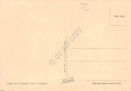 Cartolina Codogno Piazza XX Settembre animata negozi anni '40 | Immagine Gallery 2