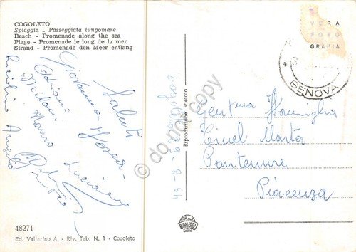 Cartolina Cogoleto passeggiata lungomare spiaggia dall'alto | Immagine Gallery 2