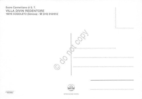 Cartolina Cogoleto Villa Divin Redentore Suore Carmelitane vedute varie | Immagine Gallery 2