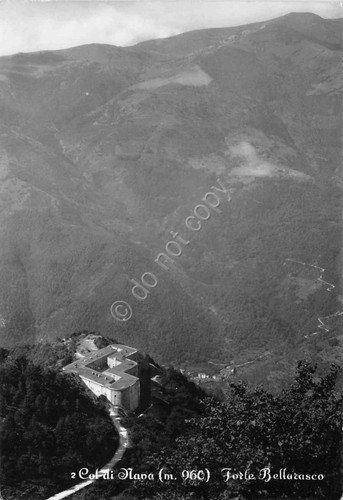 Cartolina Col di Nava Forte Bellarasco dall'alto anni '60 | Immagine principale
