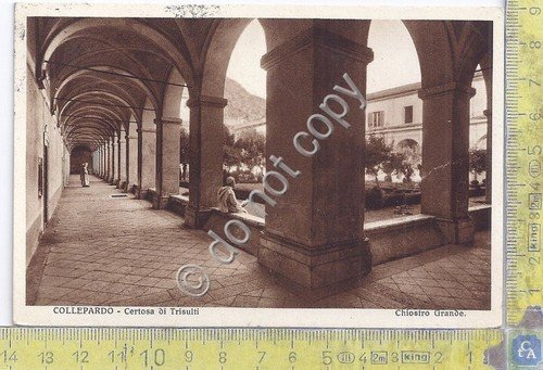 Cartolina Collepardo - Certosa di Trisulti - anni '60 (Frosinone)