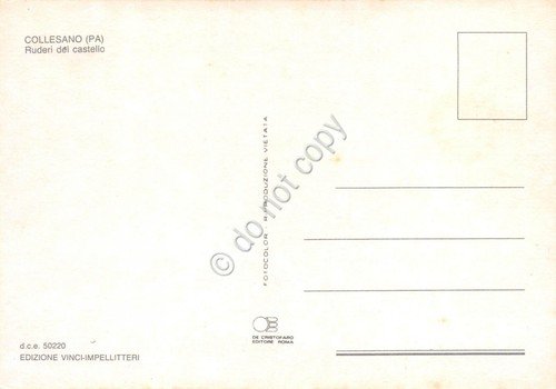 Cartolina Collesano Ruderi del Castello (Palermo) | Immagine Gallery 2