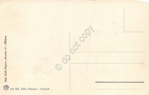 Cartolina Colonie Tripoli Piazza del pane | Immagine Gallery 2