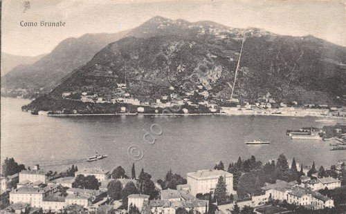 Cartolina Como Brunate panorama | Immagine principale