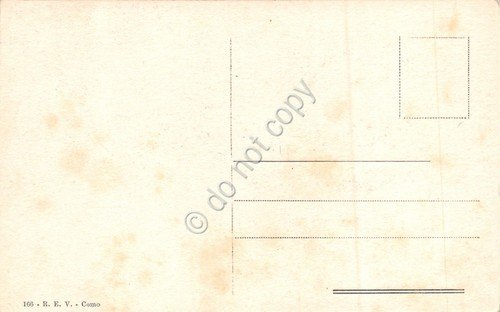 Cartolina Como Brunate panorama