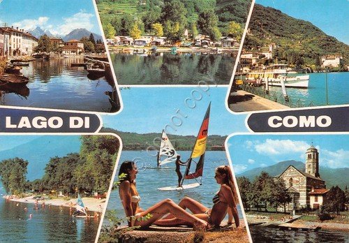 Cartolina Como Lago vedutine 1994 animata | Immagine principale