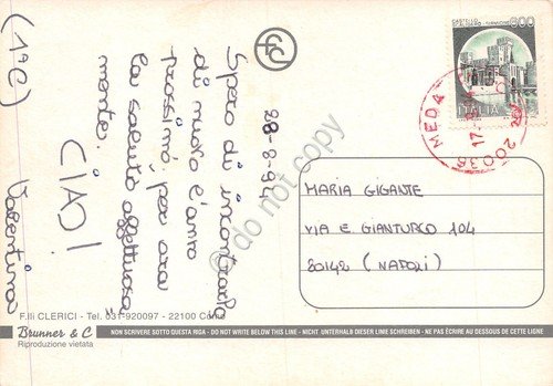 Cartolina Como Lago vedutine 1994 animata | Immagine Gallery 2