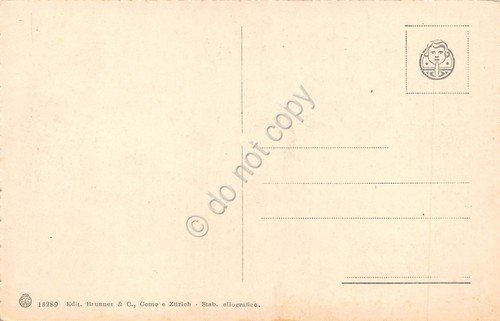 Cartolina Como San Giovanni di Bellagio Ed. Brunner