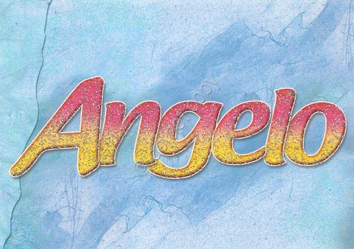 Cartolina con nome Angelo La mia cartolina che brilla etimologia …