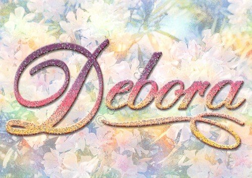Cartolina con nome Debora La mia cartolina che brilla etimologia … | Immagine principale