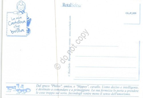 Cartolina con nome Filippo La mia cartolina che brilla etimologia …