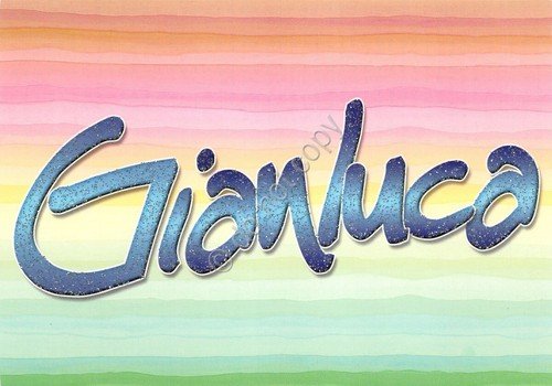 Cartolina con nome Gianluca La mia cartolina che brilla etimologia …