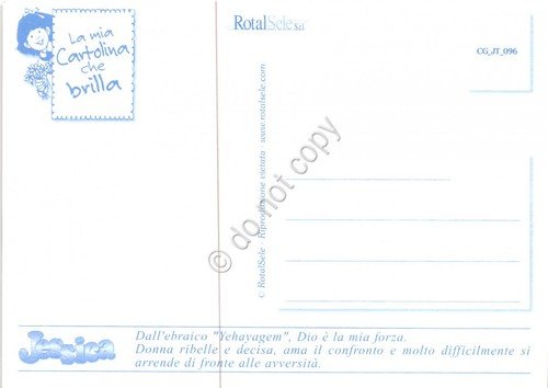 Cartolina con nome Jessica La mia cartolina che brilla etimologia …