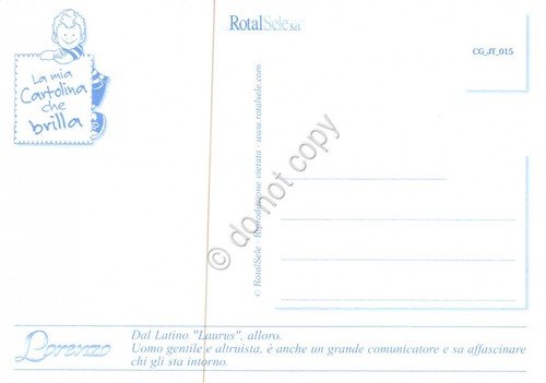 Cartolina con nome Lorenzo La mia cartolina che brilla etimologia … | Immagine Gallery 2