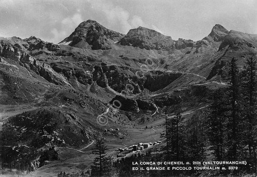 Cartolina Conca di Cheneil con Grande e Piccolo Tournalin ED … | Immagine principale