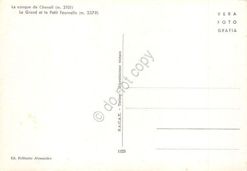 Cartolina Conca di Cheneil con Grande e Piccolo Tournalin ED …