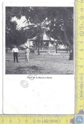 Cartolina Congo Belge - Place de la Marine a Boma … | Immagine principale