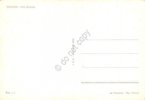 Cartolina Conzano Villa Rivarolo | Immagine Gallery 2