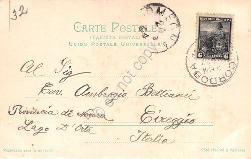 Cartolina Cordoba Argentina Rio 1° entre tunel y Dique San … | Immagine Gallery 2