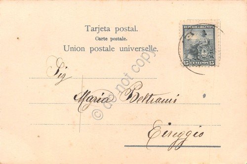 Cartolina Cordoba Argentina vista general 1900 circa | Immagine Gallery 2