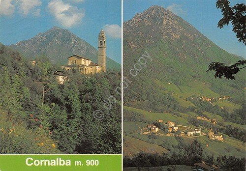 Cartolina Cornalba vedute 1995 (Bergamo) | Immagine Gallery 1