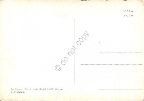 Cartolina Coronata Genova Cornigliano O Pacciugo co a Pacciuga