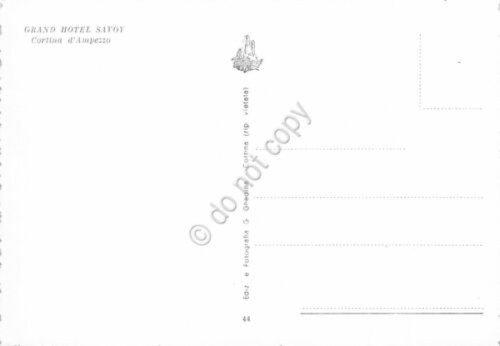 Cartolina Cortina d'Ampezzo Grand Hotel Savoy colorata | Immagine Gallery 2